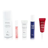 Christian Dior Travel Set:: Essence-In-Lotion + Essence-In-Base + One Essential + Overnight Recovery + Addict Ultra Gloss 5pcs
