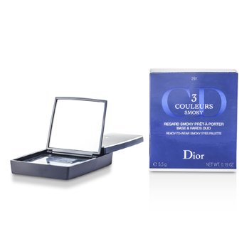 Christian Dior 3 Couleurs Smoky Ready To Wear Eyes Palette - # 291 Smoky Navy 5.5g