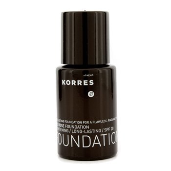 Korres Wild Rose Brightening & Long Lasting Foundation SPF 20 - WRF9 30ml