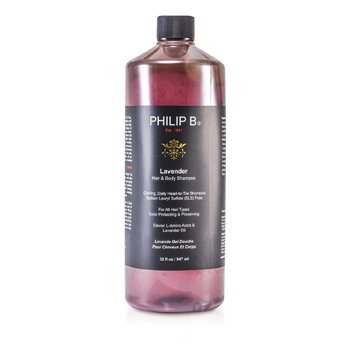 Lavender Hair & Body Shampoo (For All Hair Types, Color Protecting & Preserving)