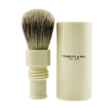 Turnback Traveler Badger Hair Shave Brush - # Ivory