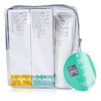 Body & Shine Jet Set: Shampoo 75ml + Conditioner 75ml + Elasticizer 75ml