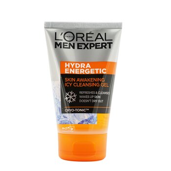 Men Expert Hydra Energetic Skin Awakening Icy Cleansing Gel