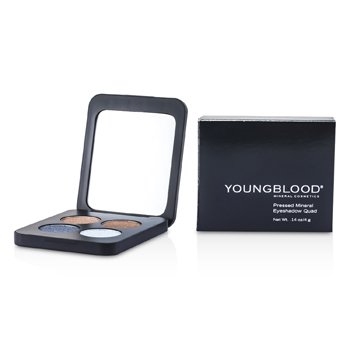 Pressed Mineral Eyeshadow Quad - Glamour Eyes