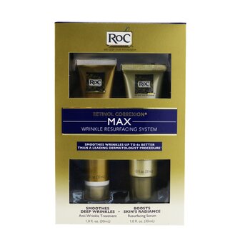 Retinol Correxion Max Wrinkle Resurfacing System: Anti-Wrinkle Treatment 30ml + Resurfacing Serum 30ml