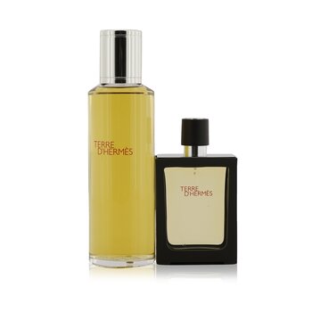 Hermes Terre DHermes Pure Parfum Refillable Spray 30ml + Refill 125ml