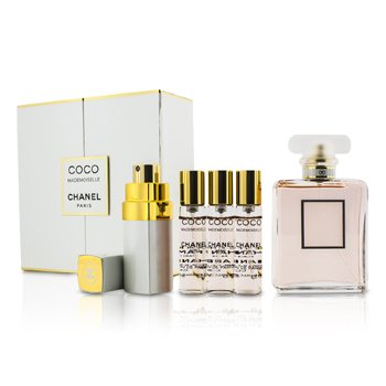 Chanel Coco Mademoiselle Coffret Eau De Perfume Spray 50ml Purse Spray With 3 Refills 4x7 5ml 5pcs Www Ozcosmetics Com Chanel Coco Mademoiselle Coffret Eau De Perfume Spray 50ml Purse Spray With 3 Refills 4x7 5ml 5pcs Www Ozcosmetics Com