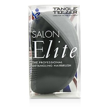 Tangle Teezer Salon Elite Professional Detangling Hair Brush - Midnight Black (For Wet & Dry Hair)