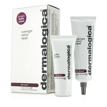 Dermalogica Age Smart Set: Overnight Retinol Repair 30ml + Buffer Cream 15ml