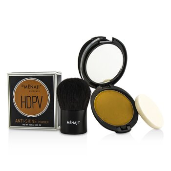 HDPV Anti-Shine Sunless Tan Kit: HDPV Anti-Shine Powder - T (Tan) 10g + Deluxe Kabuki Brush 1pc