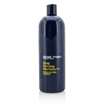 Label M Mens Scalp Purifying Shampoo (Strengthens and Builds Thickness, Leaving Scalp Toned and Refreshed, Clean Healthy Results)