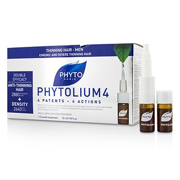 Phyto PhytoLium 4 Chronic and Severe Anti-Thinning Hair Concentrate (For Thinning Hair - Men)