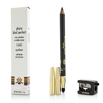 Phyto Khol Perfect Eyeliner (With Blender and Sharpener) - # Steel