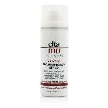 UV Daily Moisturizing Facial Sunscreen SPF 40 - For Normal, Combination & Post-Procedure Skin