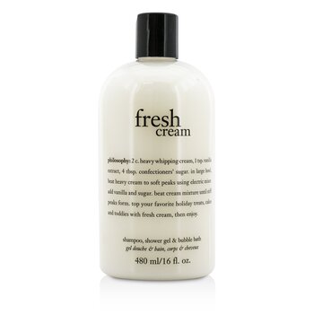 Fresh Cream Shampoo, Shower Gel & Bubble Bath