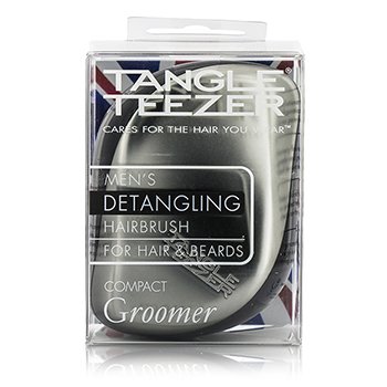 Compact Styler Mens' Compact Groomer Detangling Hair Brush (For Hair & Beards)