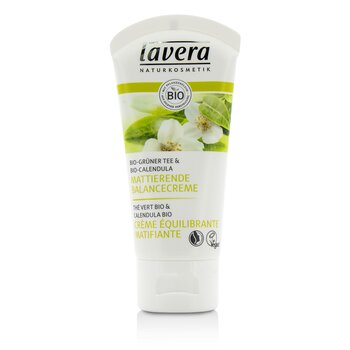 Lavera Organic Green Tea & Calendula Mattifying Balancing Cream - For Combination Skin