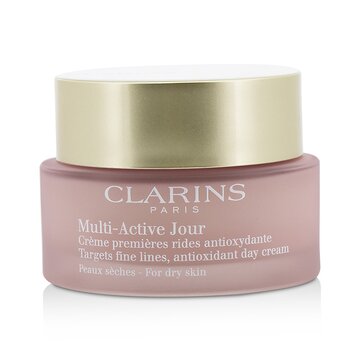 Clarins Multi-Active Day Targets Fine Lines Antioxidant Day Cream - For Dry Skin