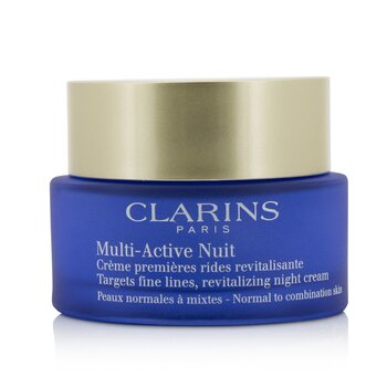 Clarins Multi-Active Night Targets Fine Lines Revitalizing Night Cream - For Normal To Combination Skin