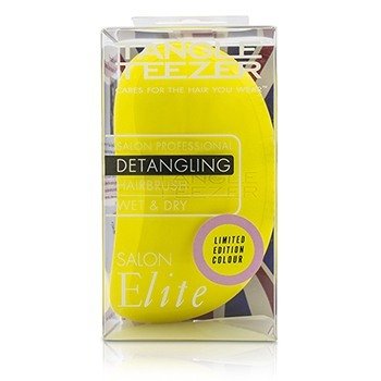 Tangle Teezer Salon Elite Professional Detangling Hair Brush - # Lemon Sherbet (For Wet & Dry Hair)