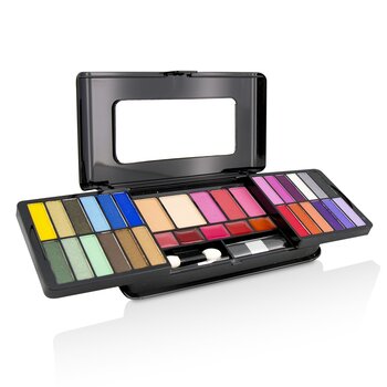Cameleon MakeUp Kit Deluxe G2215 (24x Eyeshadow, 3x Blusher, 2x Pressed Powder, 5x Lipgloss, 2x Applicator)