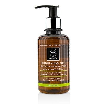 Apivita Purifying Gel With Propolis & Lime - For Oily/Combination Skin