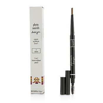 Phyto Sourcils Design 3 In 1 Brow Architect Pencil - # 2 Chatain