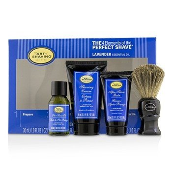 The 4 Elements of the Perfect Shave Mid-Size Kit - Lavender