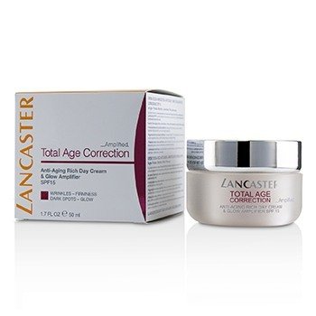 Lancaster Total Age Correction Amplified - Anti-Aging Rich Day Cream & Glow Amplifier