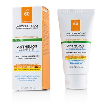La Roche Posay Anthelios Clear Skin Dry Touch Sunscreen For Face SPF 60 - Oil-Free