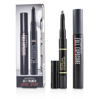 Smashbox Get Framed Eye Duo Set : ( 1x Full Exposure Mascara, 1x Brow Tech To Go)