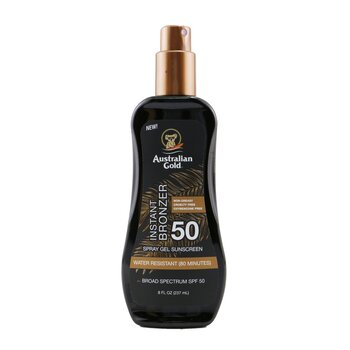 Spray Gel Sunscreen SPF 50 with Instant Bronzer