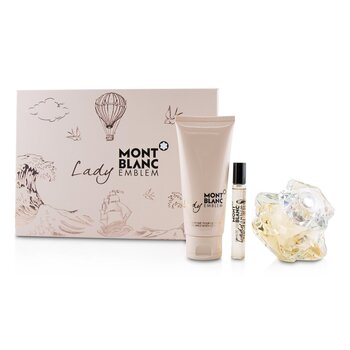 Lady Emblem Coffret: Eau De Parfum Spray 75ml/2.5oz + Perfumed Body Lotion 100ml/3.3oz + Eau De Parfum Spray 7.5ml/0.25oz