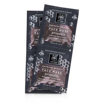 Apivita Express Beauty Face Mask with Propolis (Purifying For Oily Skin)