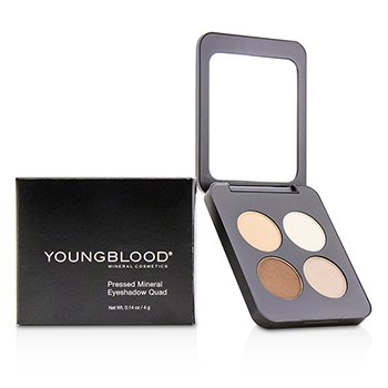 Youngblood Pressed Mineral Eyeshadow Quad - City Chic