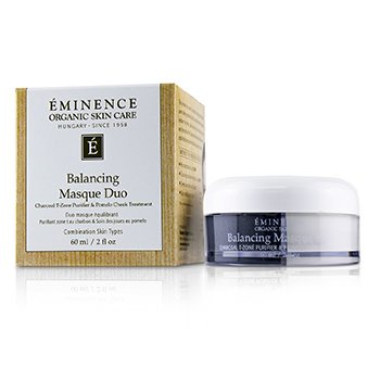 Balancing Masque Duo: Charcoal T-Zone Purifier & Pomelo Cheek Treatment - For Combination Skin Types