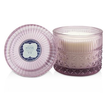 Muse Faceted Jar Candle - Blue Jean