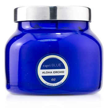 Blue Jar Candle - Aloha Orchid