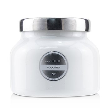 White Jar Candle  - Volcano
