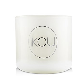 iKOU Essentials Aromatherapy Natural Wax Candle Glass - Australian Rainforest (Lemon Myrtle & Eucalyptus)