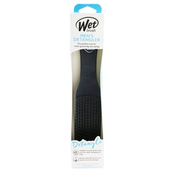 Wet Brush Mens Detangler Leather - # Black