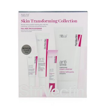 StriVectin Skin Transforming Collection (Full Size Trio):  Cleanser 150ml + Eye Concentrate (30ml+7ml) + Eyes Primer 10ml