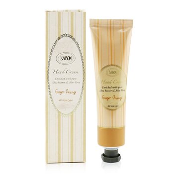 Sabon Hand Cream - Ginger Orange (Tube)