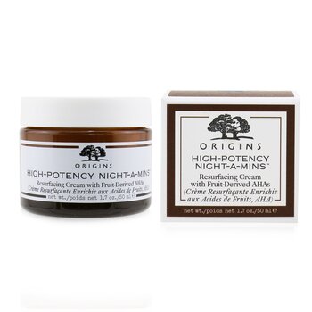 Origins High-Potency Night-A-Mins Resurfacing Cream With Fruit-Derived AHAs