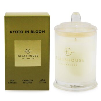 Glasshouse Triple Scented Soy Candle - Kyoto In Bloom (Camellia & Lotus)