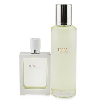 Terre D'Hermes Eau Tres Fraiche Coffret: Eau De Toilette Spray 30ml/1oz + Refill 125ml/4.2oz