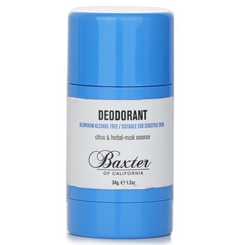 Baxter Of California Deodorant - Citrus & Herbal-Musk (Aluminum Free/ Sensitive Skin Formula) (Travel Size)