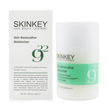 SKINKEY Moisturizing Series Skin Restorative Moisturizer (All Skin Types) - Antioxidant & Anti-Pollution Infused