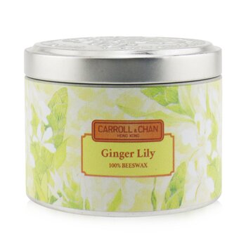 The Candle Company (Carroll & Chan) 100% Beeswax Tin Candle - Ginger Lily