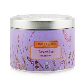 The Candle Company (Carroll & Chan) 100% Beeswax Tin Candle - Lavender